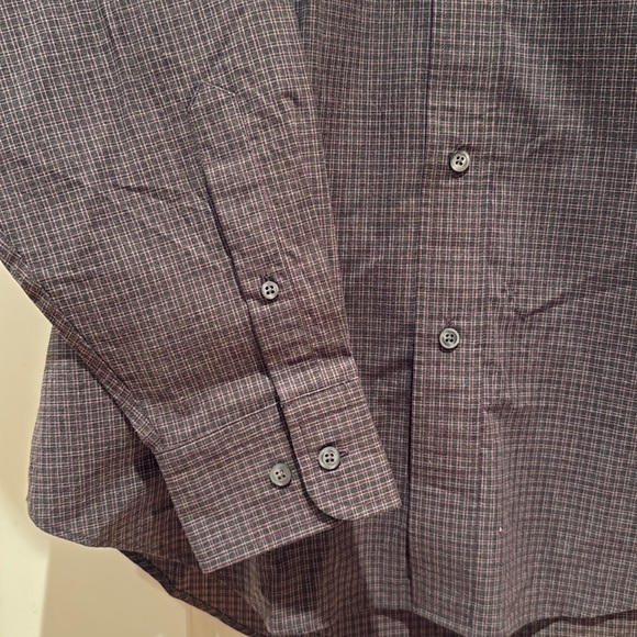 NWT Nautica Windy Charcoal Flannel 55% cotton 45% Tencel pocket shirt Men’s M - Picture 3 of 11